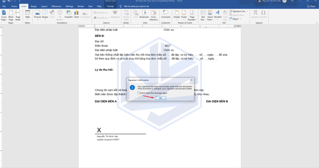 Ký số trên file Word 12
