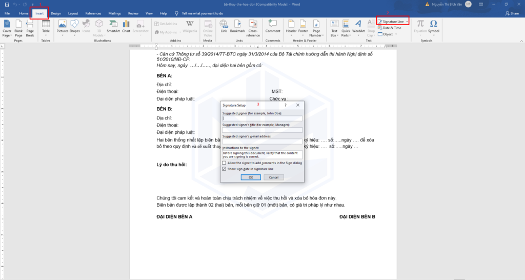 Ký số trên file Word 9